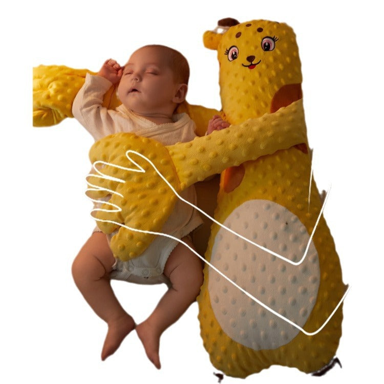 Big White Geese Baby Exhaust Pillow Coax Slap Soothing Palm