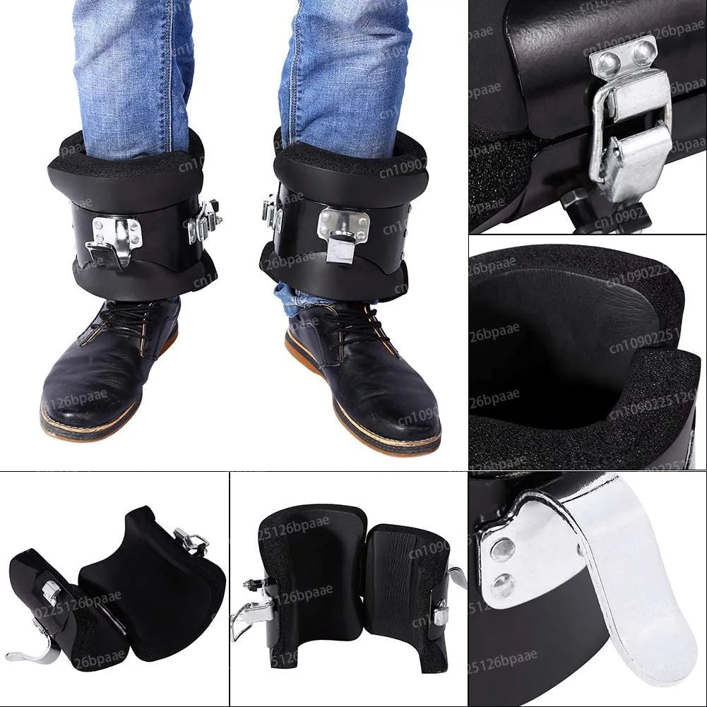 Hanging boots Anti-gravity upside-down boots Fitness suspension Spine posture Safety lock Foot cover Shoes upside-down hanging