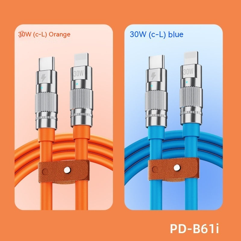 Braided Four In One Mobile Phone Charging Cable