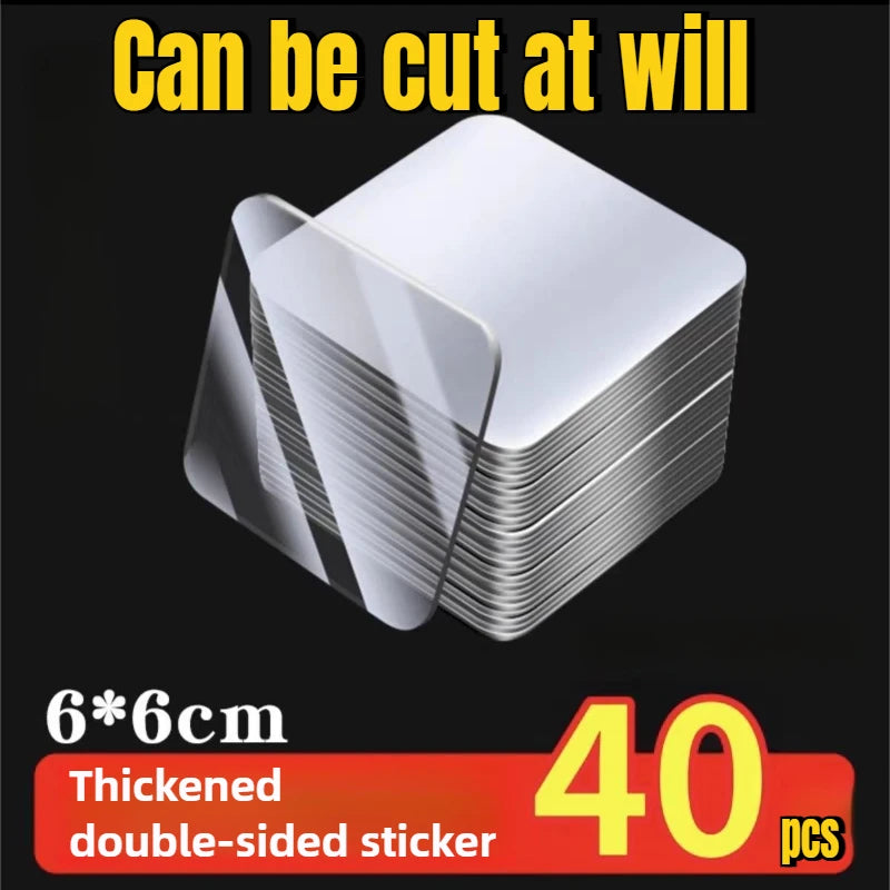 Double Sided Adhesive Tape Nano Reusable Super Strong Transparent Wall Stickers WaterProof Widely Used Wall Mount Sticker